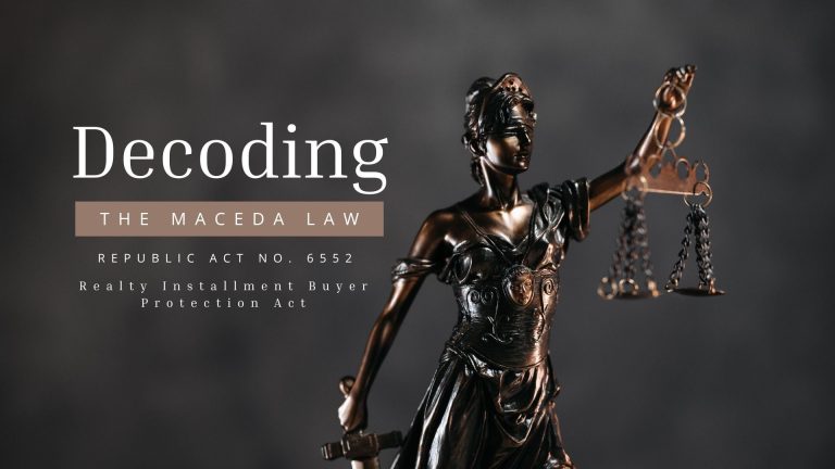 Decoding the Maceda Law