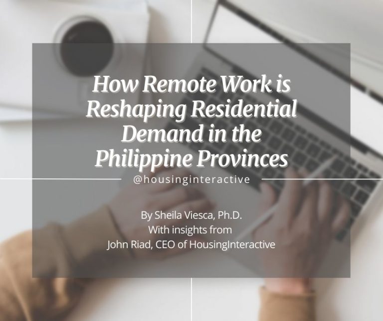 How Remote Work is Reshaping Residential Demand in the Philippine Provinces